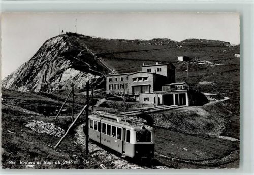 1958 Rochers de Naye - Bergbahn AK