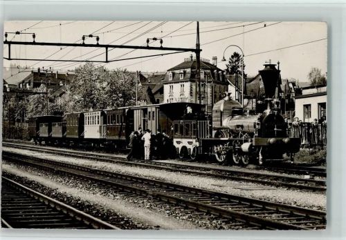 1947 Photoglob-Wehrli w 11 - 100 Jahre Schweizer Eisenbahn 1947 - Spanisch-Brötli-Bahn