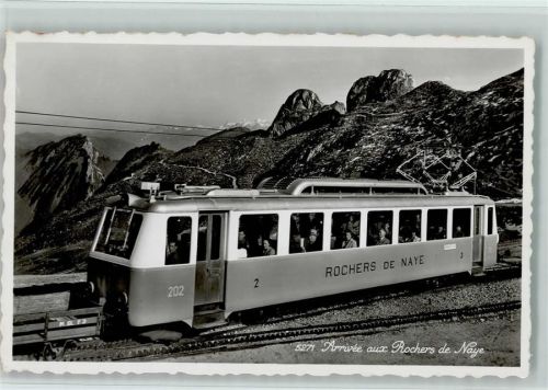 1950 Arrive aux Rochers de Naye AK