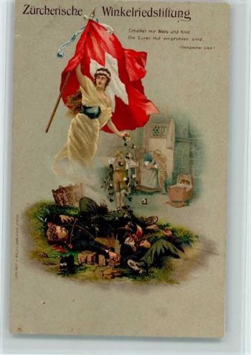 Zürcherische Winkelriedstiftung ca 1905 AK