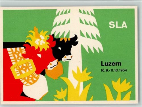 Luzern Landwirtschafts-Ausstellung 1954 AK