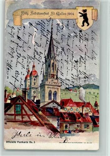 St. Gallen Schützenfest 1904 AK