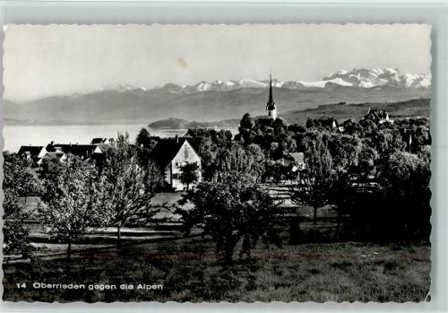 8942 Oberrieden - Oberrieden gegen Alpen