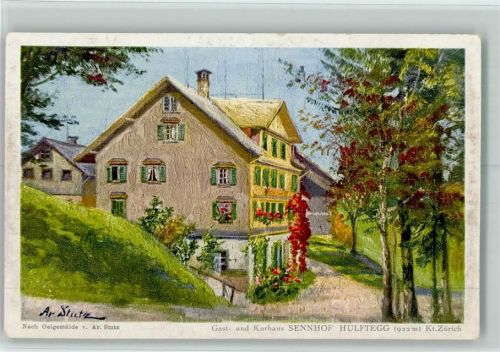 Hulftegg - Gasthaus Sennhof sign. Ar. Stutz