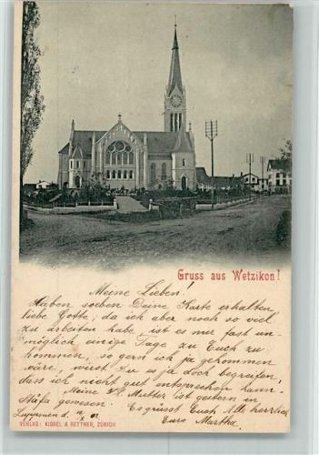 Wetzikon ZH 1902 Kirche