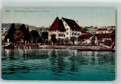 Küsnacht ZH 1910 Hotel Sonne Zürichsee