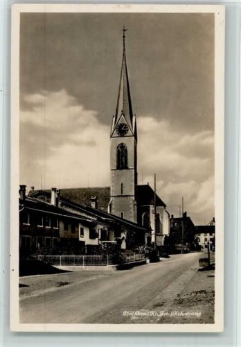 Pfäffikon ZH Kehrstrasse mit Kirche