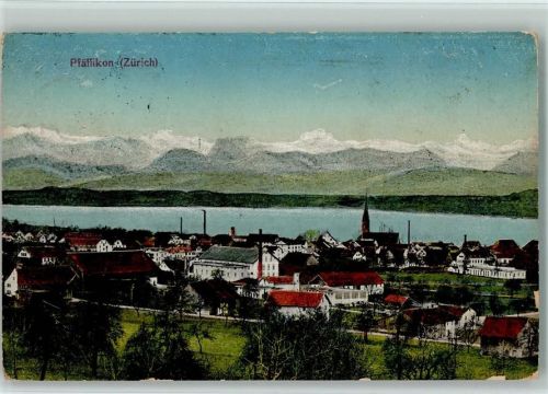 Pfäffikon ZH Blick nach Pfäffikon