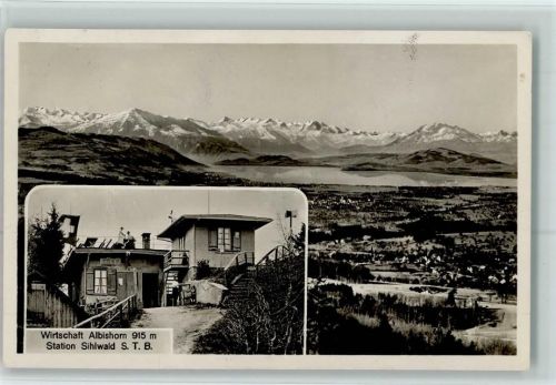 Sihlwald Wirtschaft Albishorn Station Sihlwald 2-Bildaufnahme