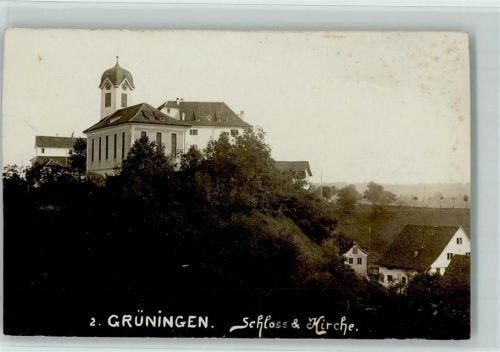 Grüningen Schloss und Kirche
