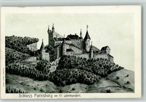 4466 Ormalingen - Schloss Farnsburg im 17. Jahrhundert