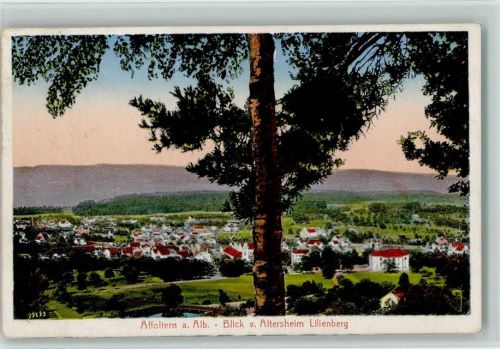 Affoltern am Albis Blick vom Altersheim Lilienberg