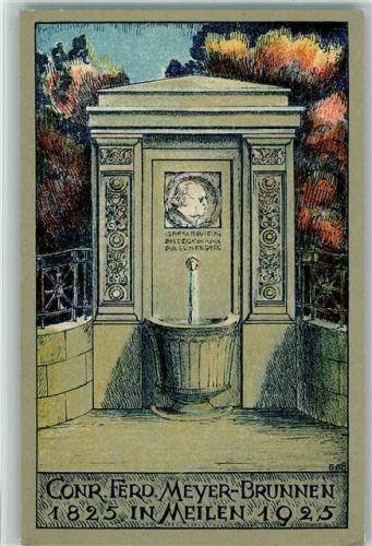 Meilen Conr. Ferd. Meyer-Brunnen Im Auftrag der Mittwochgesellschaft