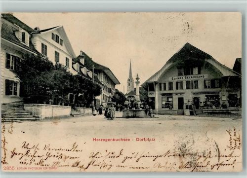 Herzogenbuchsee 1904 Dorfplatz