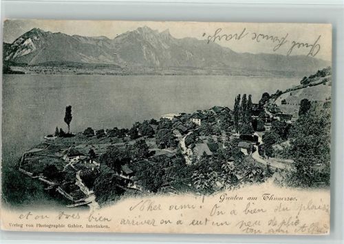 Gunten 1900 Thunersee
