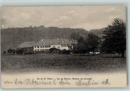 St. Petersinsel Lac de Bienne Maison du receveur