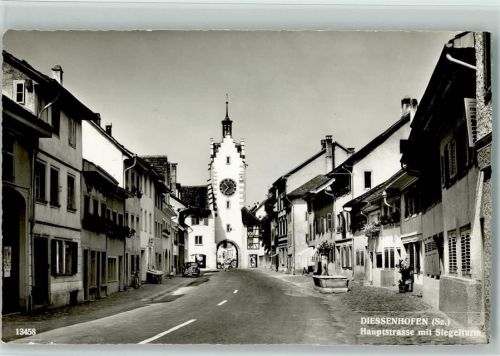 8253 Diessenhofen - Hauptstraße mit Siegelturm