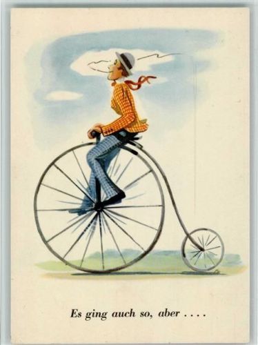 Basel Schweizer Mustermesse 1949 - Fahrrad