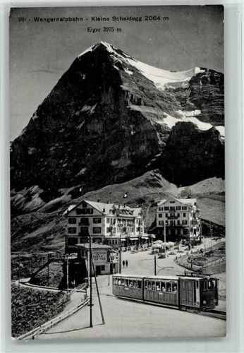 Kleine Scheidegg Wengernalpbahn mit Eiger