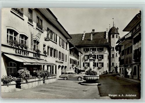 Wangen an der Aare Amtshaus Gasthof Krone