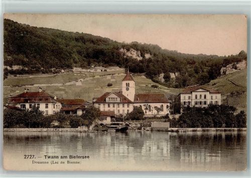 Twann 1907 Bielersee Douanne Lac de Bienne