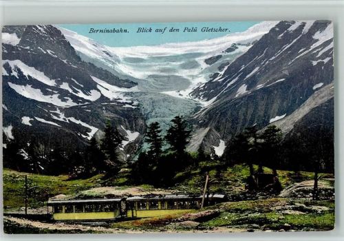 Berninabahn Berninabahn Blick auf den Palü Glescher