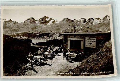 Schafberg - Gasthaus Unterer Schafberg mit Julierkette