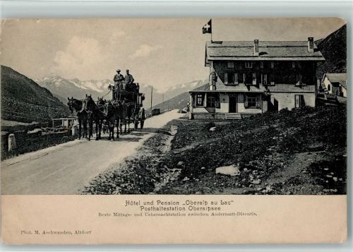 Sedrun Hotel Pension Oberalp au Lac Posthaltestation Oberalpsee