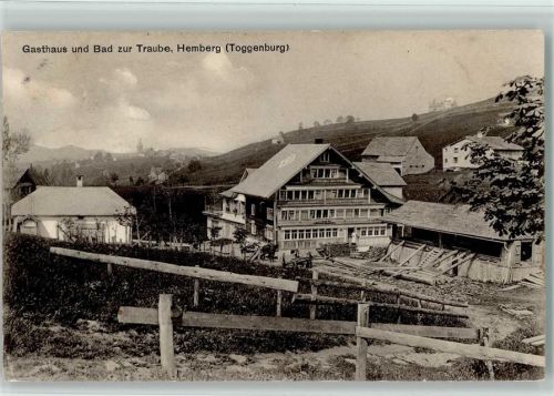 9633 Hemberg - 1913 Gasthaus und Bad zur Traube
