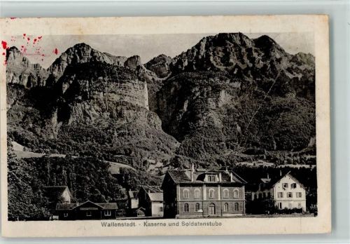 8880 Walenstadt - Kaserne und Soldatenstube