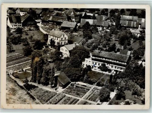 8360 Eschlikon TG Gebrauchsspuren Fliegeraufnahme Altersheim z. Heimat