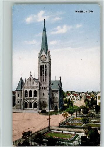 Wetzikon ZH Kirche Stempel SBB Sattler