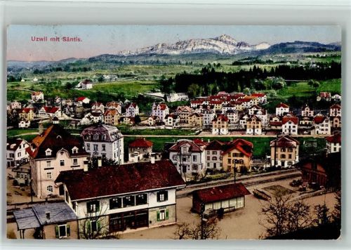 9240 Uzwil - Uzwil mit Säntis