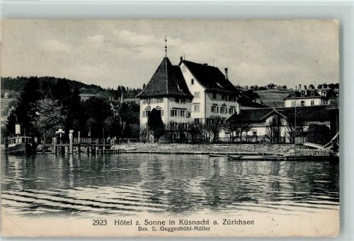 Küsnacht ZH 1913 Hotel Zur Sonne Zürichsee
