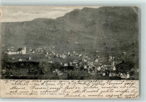 9652 Neu St. Johann Gebrauchsspuren 1901