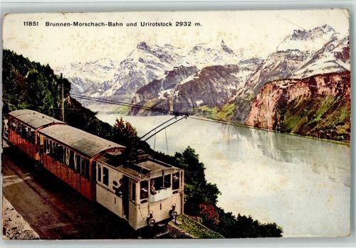 6443 Morschach Gebrauchsspuren Brunnen-Morschach-Bahn und Urirotstock