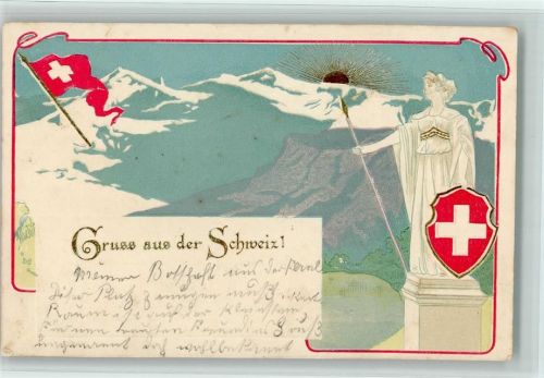 1902 Passepartout Sonnenaufgang
