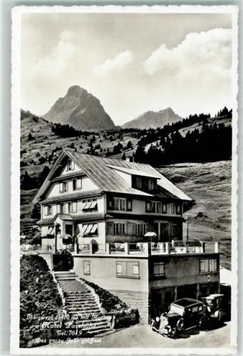 Ibergeregg - Hotel Passhöhe mit Mythen