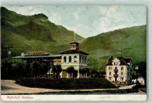 6410 Goldau - Serie 51 Arth-Rigi-Bahn Offizielle Ansichtskarte Nr. 1 Bahnhof