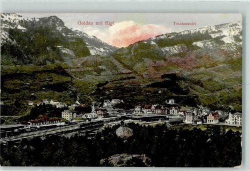 6410 Goldau 1906 - Goldau mit Rigi