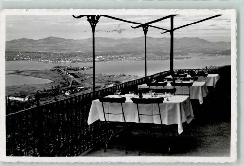 8808 Pfäffikon SZ - Hotel Luegeten Blick von der Terrasse gegen Rapperswil