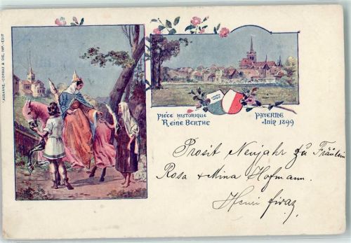 Payerne 1899 Piéce Historique Reine Berthe