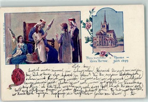 Payerne 1899 Piéce Historique Reine Berthe