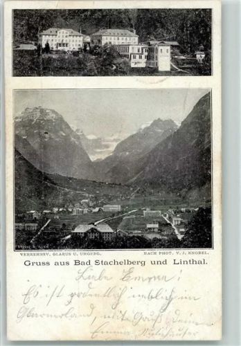 Linthal 1898 Bad Stachelberg