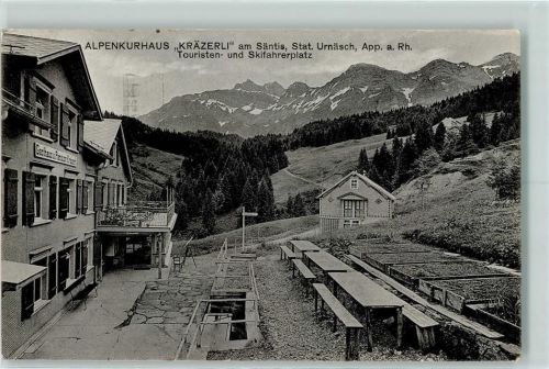 Urnäsch Alpenkurhaus Kräzerli am Säntis
