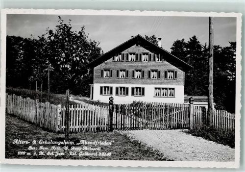 Ramiswil Alters- und Erholungsheim Abendfrieden Ort lt. Stempel