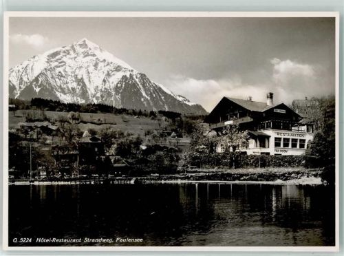 Faulensee Hotel Gasthaus Strandweg