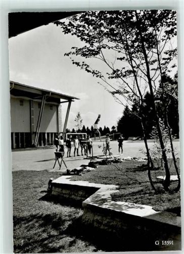 Magglingen Eidg. Turn- und Sportschule Sporthalle und Sportplatz Barren