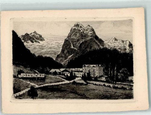 Wetterhorn Kurhaus Rosenlaui Well- und Wetterhorn
