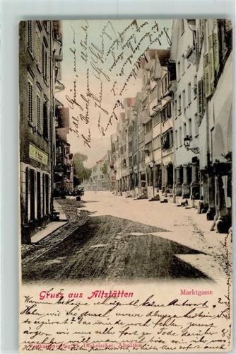 9450 Altstätten SG 1902 Gebrauchsspuren Marktgasse